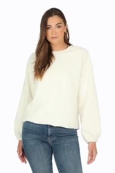 Dylan Suede Sherpa Sweater