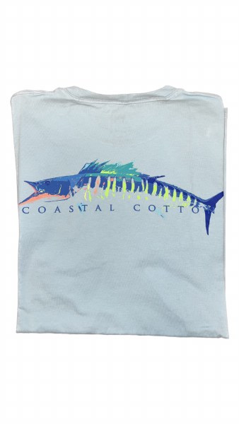 Coastal Cotton Wahoo SS Tee Sky Blue Coastal Cotton Wahoo SS Tee Sky Blue