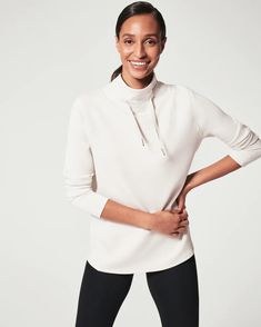 Spanx White Pulloever