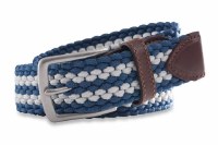 Southern Tide Braided Elastic Belt Dutch Blue