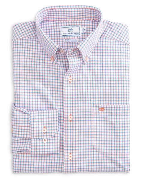 Southern Tide Awash Check Intercoastal Sport Shirt