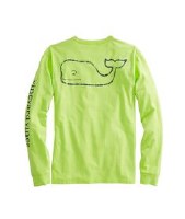 Vineyard Vines Long- Sleeve Vintage Whale Heather Pocket T- Shirt Vineyard Vines Long- Sleeve Vintage Whale Heather Pocket T- Shirt