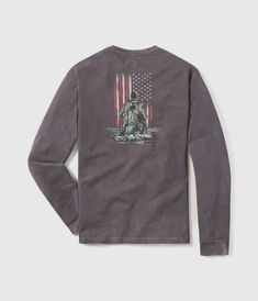 Southern Shirt Birdshot USA Long Sleeve Tee