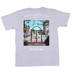 Peach State Pride Vintage Athens Short Sleeve Pocket Tee Oyster Peach State Pride Vintage Athens Short Sleeve Pocket Tee Oyster