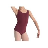 bloch burgundy leotard