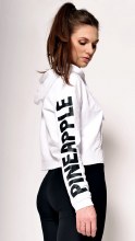 Crop Logo Hoodie White **50% OFF FOR A LIMITED TIME ONLY. WAS 50 NOW 25**