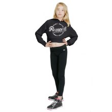 Girls Crop Hoodie Black **50% OFF FOR A LIMITED TIME ONLY - WAS 38 NOW 19**