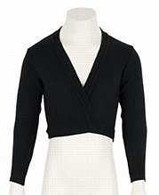 Longsleeve Crossover Cardi Black