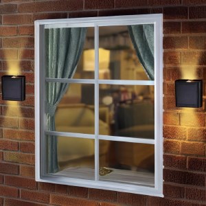 2-way Wall Fence & Post Light - 2 pk