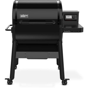 Weber SmokeFire EPX4 Wood Fired Pellet Grill, STEALTH Edition