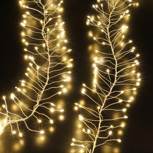 720 Silver Micro Wire Cluster Lights Warm White