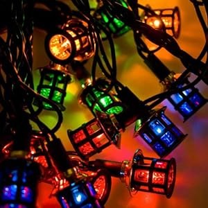 40 Lantern String Lights - Multi Colour