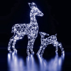 Noma 90cm Richmond Deer & Fawn