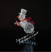 Noma 80cm Skiing Snowman Acryl