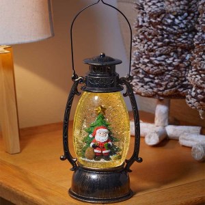 Smart SnowSwirl Santa Lantern