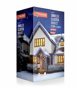 3000 Multi-Action Multi-Coloured LED cluster lights with timer