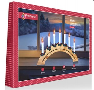 44cm Candlebridge Flickering Bulbs