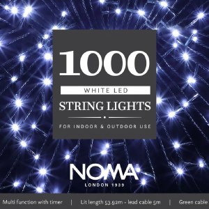 1000 String Lights - White