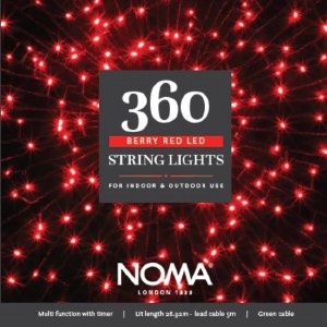 360 String Lights - Red