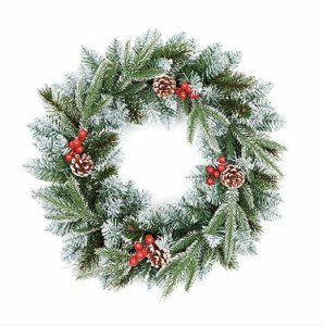 New Jersey Wreath with Berries & Cones