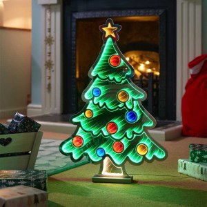 Bauble Infinity Light Christmas Tree 60cm