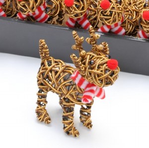 Mini Wicker Rudolph 25cm