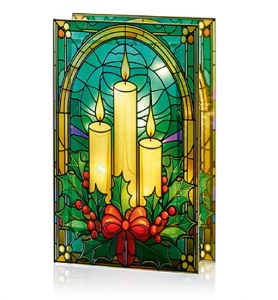 Stained Glass Candles