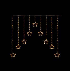 FlexiBright Star Curtain W/WW