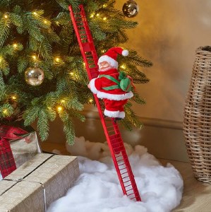 Ladder-Climbing Santa