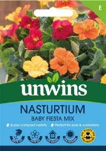 Nasturtium Baby Fiesta Mix