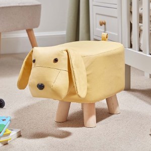 Pooch Footstool Yellow