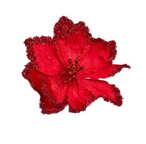 Radiant Red Flower with Stem