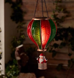 Santa Flaming Balloon XL