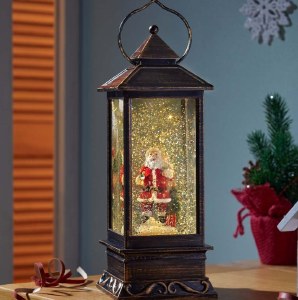 Smart SnowSwirl Santa Lantern