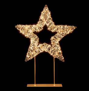 Rose Gold Table Star
