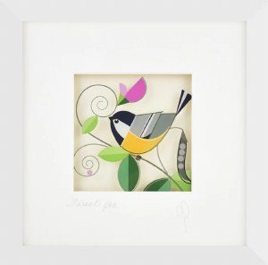 Black Hen Sweet Pea(Square)