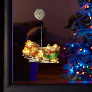 Vintage Window Sleigh Light