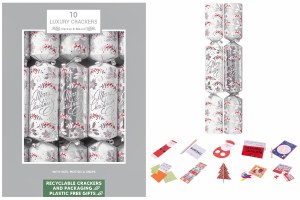 10 Luxury Silver Berry 14" Cracker