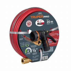 Truper Hose 20mx1/2" Hose+Gun