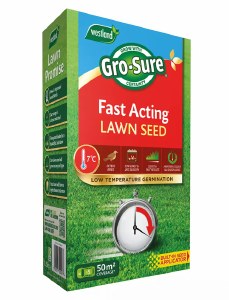 Gro-Sure Fast Acting Lawn Seed 50sqm