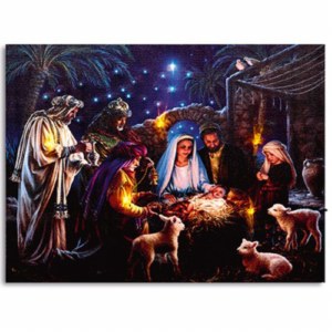Nativity Scene Canvas