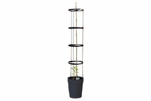 Self Watering Grow Pot Tower Anthracite