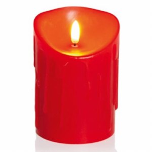 Prem 13cm Flicker Candle Red