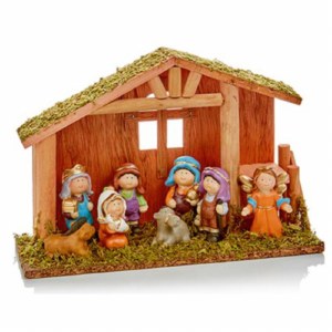 8pc Childrens Nativity Set
