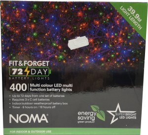 400 LED Fit & Forget Light Set - Multi Colour