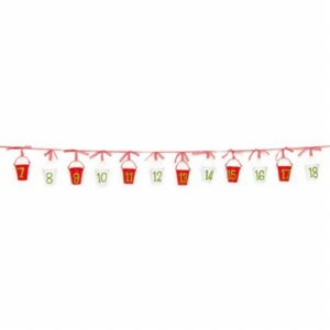 2.8m Numbered Bucket Garland
