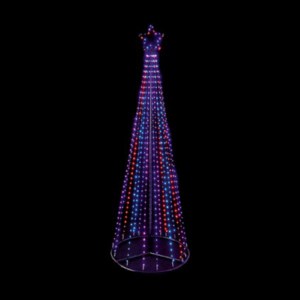 2.1m FlexiBright Tree Rainbow