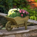 Woodland Wheelbarrow Planter - Tan