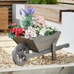 Woodland Wheelbarrow Planter- Slate