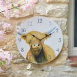 12in Highland Wall Clock